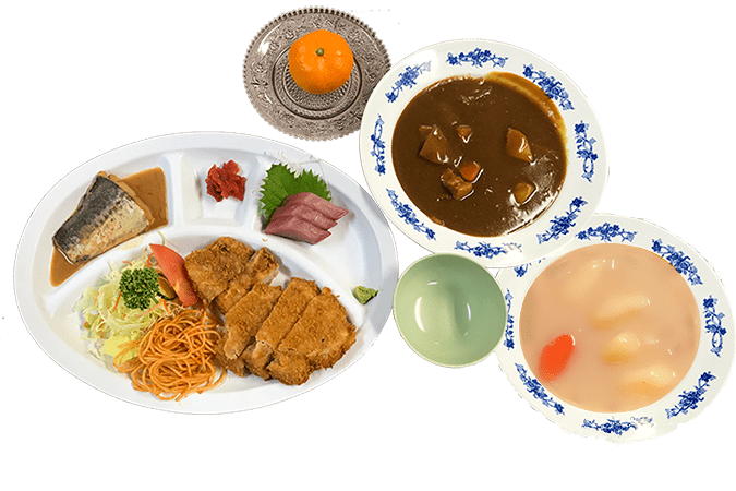 夕食 合宿メニュー
